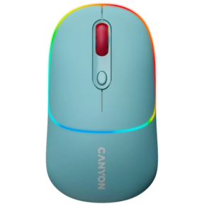 Mouse Optic Canyon MW-22, RGB LED, Bluetooth/USB Wireless, Dark Cyan