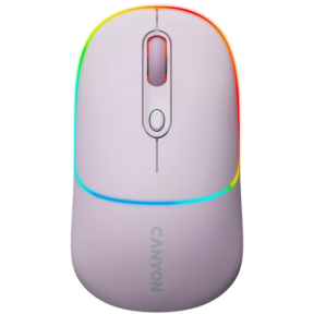 Mouse Optic Canyon MW-22, RGB LED, Bluetooth/USB Wireless, Pearl Rose