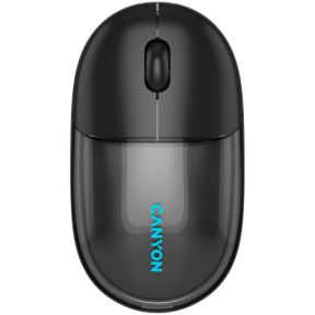 Mouse Optic Canyon OnClick 24, Bluetooth/USB Wireless, Transparent-Black