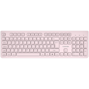 Tastatura Canyon HKB-W01, USB Wireless, Beige