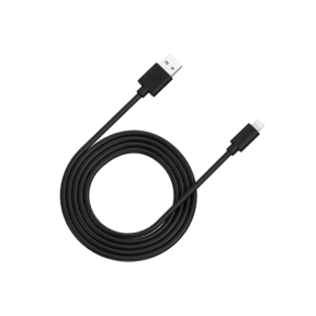 Cablu de date Canyon CNS-MFIC12B, USB - Lightning, 2m, Black