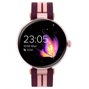 Smartwatch Canyon SW-61 Semifreddo, 1.19inch, Curea Silicon, Purple-Pink