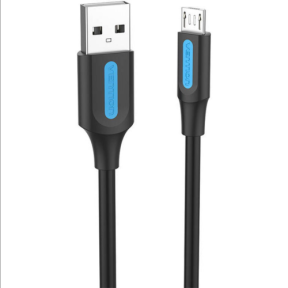 Cablu de date Vention COLBD, USB 2.0 male - micro USB male, 0.5 m, Black