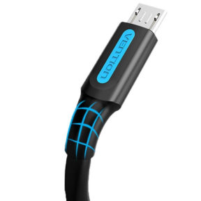 Cablu de date Vention COLBF, USB 2.0 male - micro USB male, 1 m, Black