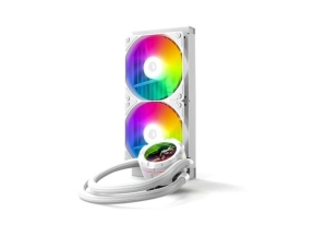 Cooler procesor ID-Cooling SL240-XE, ARGB, 2 x 120mm, White