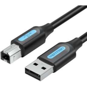Cablu alimentare si date Vention, USB 2.0 (M) la USB 2.0 (M), 0.5M, , , PVC, negru, "COQBD" (timbru verde 0.08 lei) -6922794748545