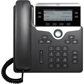 Telefon IP Cisco 7841, 4 Lini, PoE, Charcoal