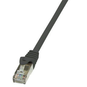 Patch cord Logilink CP2013S EconLine S/FTP, Cat.6, 0.25m, Black