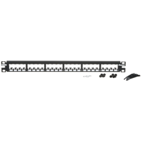 PANDUIT 19 24-Port Modular Patch Panel Mini-Com RoHS complaint