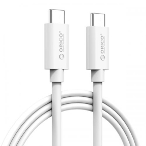 Cablu de date Orico CTC100M-10-WH, USB-C - USB-C, 1m, White