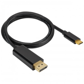 Cablu Corsair CU-9000005-WW, USB-C - DisplayPort, 1m, Black