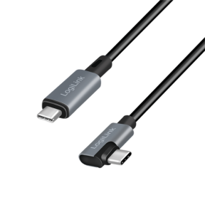 Cablu de date Logilink CU0182, USB-C - USB-C, 1m, Black