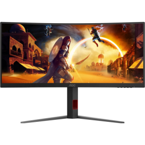 Monitor LED Curbat AOC CU34G4Z, 34 inch, 3440 x 1440 pixeli, 1 ms GTG, Black
