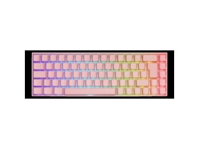 DELTACO GAMING DK440R Wireless 65% pink keyboard, UK layout, Kailh Red