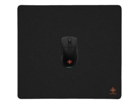 DELTACO GAMING DMP460 L Mousepad, 450x400x4mm, stitched edges, black
