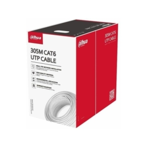 Cablu retea Dahua DH-PFM920I-6UN-C, UTP, Cat6, 305m, White