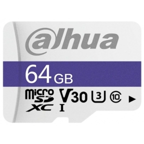 Memory Card microSDXC Dahua TF-C100/64GB, 64GB, Class 10, UHS-I U3, V30