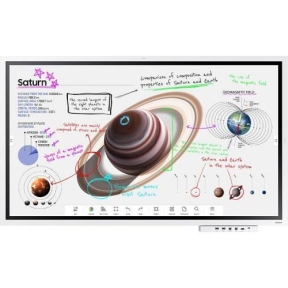 Display interactiv Samsung Flip Pro WMB LH75WMBWLGC, 75inch, 3840x2160pixeli, Tizen 6.5, Light Gray
