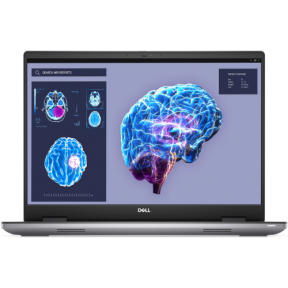 Laptop Dell Precision 7680, Intel Core i7-13850HX, 16 inch, RAM 64 GB, SSD 2 x 1 TB, nVidia RTX 2000 8 GB, Windows 11 Pro, Titan Grey