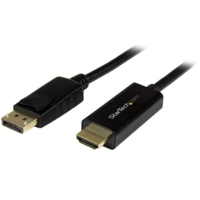 Cablu Startech DP2HDMM2MB, Displayport - HDMI, 2m, Black