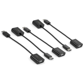 Adaptor Startech DP2VGA3X5, DisplayPort - VGA, Black, 5pack