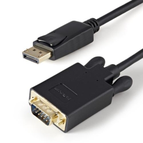 Cablu Startech DP2VGAMM3B, Displayport - VGA, 1m, Black