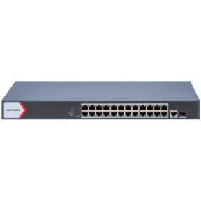 Switch Hikvision DS-3E1526P-EI/M, 24 porturi, PoE