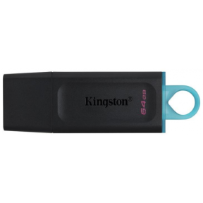 Flash Drive Usb Kingston DataTraveler Exodia 64GB USB3.0 Black-Teal DTX/64GB