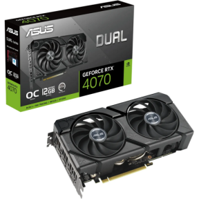Placa video ASUS nVidia GeForce RTX 4070 DUAL EVO OC 12GB, GDDR6, 192bit