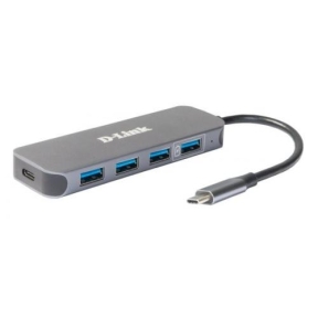 Hub USB DLink DUB-2340, 4x USB 3.2 gen 1, Gray