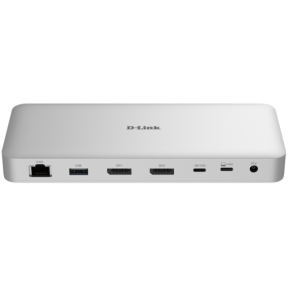 DOCKING STATION D-LINK, 9-in-1 USB 4, conectare PC Type-C, porturi: 2 x USB, 2 x USB Type-C 4.0, 2 x DP 1.4, 1 x USB Type-C 4.0 with DP 1.4, 1 x RJ45 (2.5 Gbps), USB Type-C cablu 50 cm, alb  "DUF-901" (timbru verde 0.8 lei)