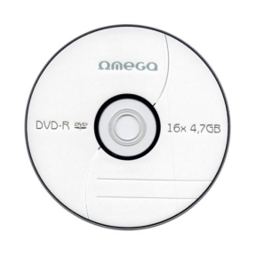 DVD-R Omega 16x, 4.7GB, 1buc, Plic hartie