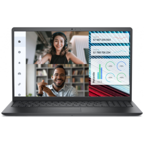  Laptop Dell Vostro 3520, Intel Core i3-1215U, 15.6inch, RAM 8GB, SSD 256GB, Intel UHD Graphics, Linux, Carbon Black - DVOS3520I38256UB_P