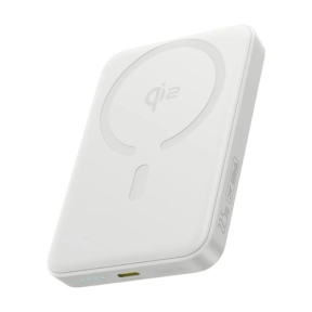 POWER BANK Baseus EnerFill FM12 Qi2, 10000mAh, 22.5W, prindere magnetica incarcare wireless 15W, 1 x USB Type-C, include cablu USB Type-C la USB Type-C 30cm, alb, "E0028501" (timbru verde 0.98 lei) - 6932172699086