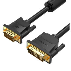 Cablu Vention EACBI, DVI-I male - VGA male, 3 m, Black