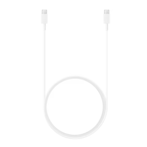 Cablu de date Samsung EP-DX310JWEGEU, USB-C male - USB-C male, 1.8m, White