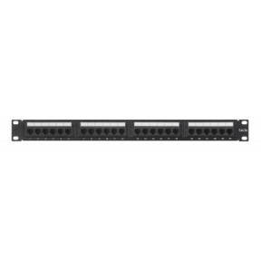 Patch Panel Extralink EX.9809, 19inch, 24 porturi, Black