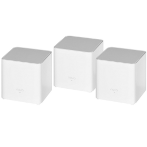 MESH Tenda, wireless, router AX1500, pt interior, 1500 Mbps, port LAN, WAN, 2.4 GHz ; 5 GHz, antena interna x 2, standard 802.11ax, Wi-Fi 6 "EX3(3-pack)" (include TV 2 lei)