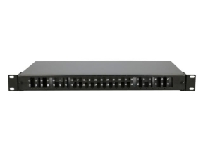 Extralink 48 Core | Przełącznica | 24 SC Duplex, 48 spawów, czarna