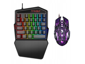 Extralink Gaming Set TF900 2in1 | Zestaw klawiatura typu keypad + mysz | podświetlenie LED