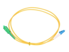 Extralink SC/APC-LC/UPC | Patchcord | Jednomodowy, Simplex, G657A, 3mm, 1m