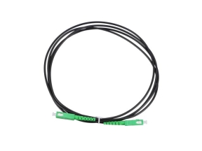 Extralink SC/APC-SC/APC Czarny | Patchcord | Jednomodowy, Simplex, 3mm, 2m
