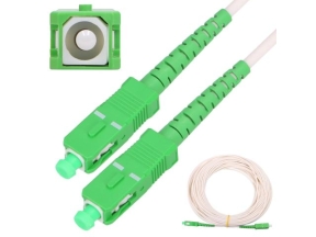 Extralink SC/APC-SC/APC | Patchcord | LSOH, Jednomodowy, Simplex, G.657A2, 3mm, 25m, biały