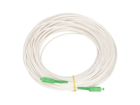 Extralink SC/APC-SC/APC | Patchcord | LSZH, Jednomodowy, Simplex, G.657A1, 3mm, 30m, biały