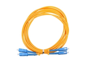 Extralink SC/UPC-SC/UPC | Patchcord | PVC, Jednomodowy, Duplex, G652D, 3mm, 2m
