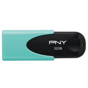 Memorie USB PNY Attache 4 Pastel 32GB, USB 2.0, Aqua