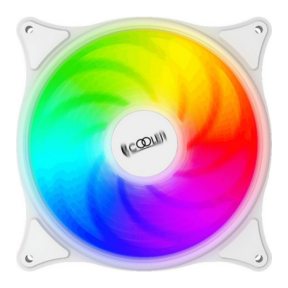 Ventilator PCCooler "FX 120 Wh", 120mm, 1200 rpm, hydraulic bearing, 31.68 cfm, 3-Pin + Molex D-Type, alb, "FX-120-3 WH" (timbru verde 0.18lei)