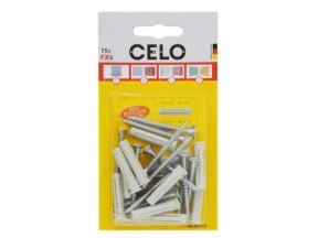 FX 6 Diblu universal nylon + holsurub 4,5x45 - 15buc CELO FIXING HCT451-009
