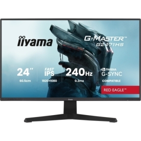 Monitor LED Iiyama G-MASTER Red Eagle G2471HS-B1, 23.8 inch, 1920 x 1080 pixeli, 0.3 ms, Black