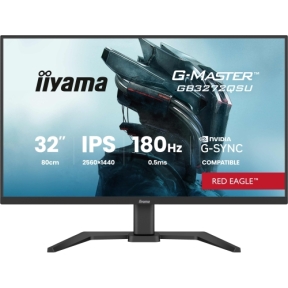 Monitor LED Iiyama G-MASTER Red Eagle GB3272QSU-B1, 31.5 inch, 2560 x 1440 pixeli, 0.5 ms, Black